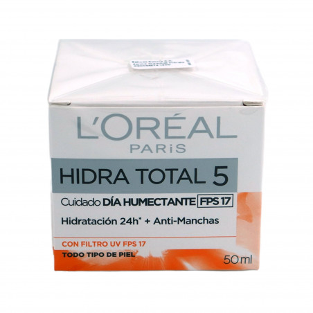 1. Crema L´Oreal Hidra Total 5 humectante cuidado día 50 ml