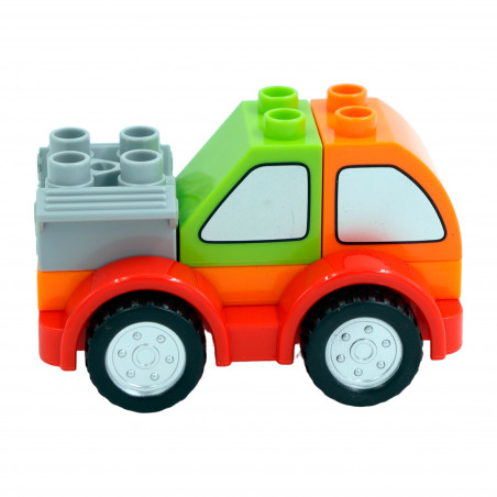 Mini Camión Chiky Poon Trailer de bloques armables 14 cm