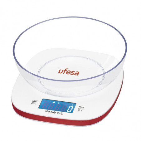 Báscula de cocina Ufesa BC1450 digital con bol de plástico