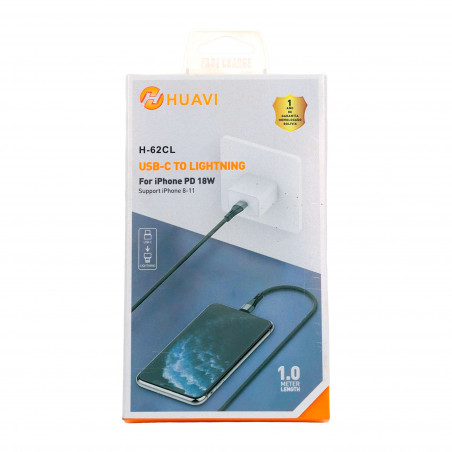 Cable de carga rápida Huavi H62CL para Iphone