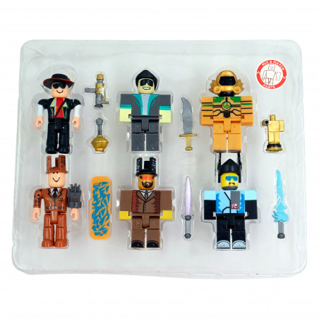Pack x 6 minifiguras Chiky Poon Roblox Action 7 cm