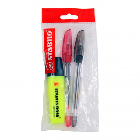 Bolígrafo STABILO Bille 508 F Blíster 2 Piezas + Resaltador Boss (CONSULTA DISPONIBILIDAD Y PRECIO FINAL POR WHATSAPP)