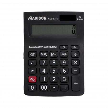 Calculadora electrónica Madison 12 dígitos