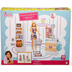 Barbie Mattel Vamos al supermercado con accesorios