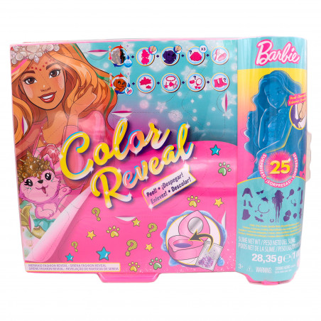 Barbie Mattel Color Reveal Presentación sorpresa