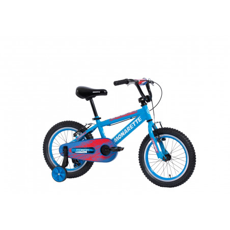 Bicicleta Monarette Monark Cobra 16" azul rojo