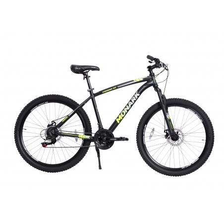 1. Bicicleta Montañera Monark Canyon HT 27.5" negro verde