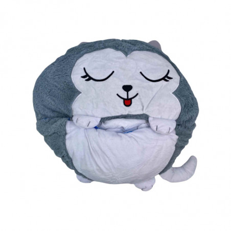 1. Saco para dormir Happy Nappers perrito gris