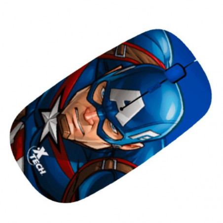 Mouse inalámbrico Xtech Capitán América