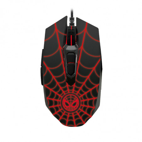 1. Mouse Óptico Xtech 7 botones Spiderman