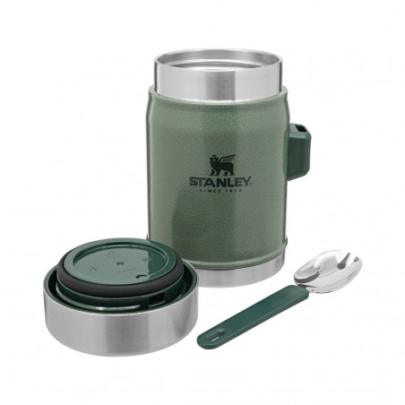 Termo Comida Stanley Classic Verde con Cuchara/Tenedor 414 ml