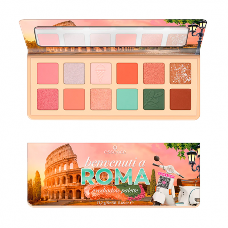 Paleta de sombra Essence Benvenuti A Roma 12 colores (CONSULTA DISPONIBILIDAD Y PRECIO FINAL POR WHATSAPP)