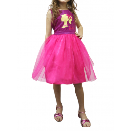 Moda Abril Vestido Barbie con Brillo Talla 6