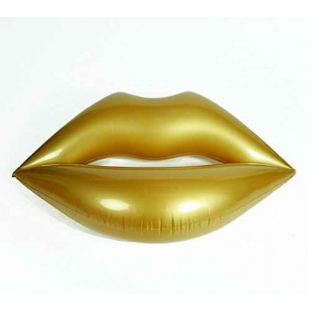 Flotador de labio dorado 180x160 cm