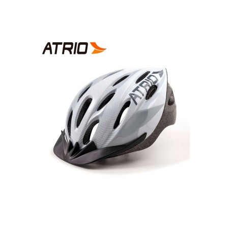 Casco Ciclismo Atrio MTB 2.0 Blanco y Gris Talla G (BI165)