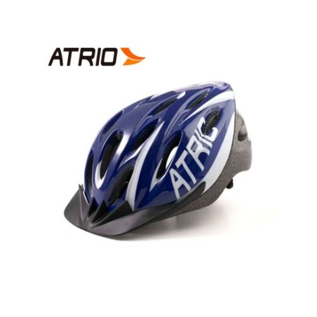 Casco Ciclismo Con Led Trasero Atrio MTB 2.0 Azul y Gris Talla G (BI167)