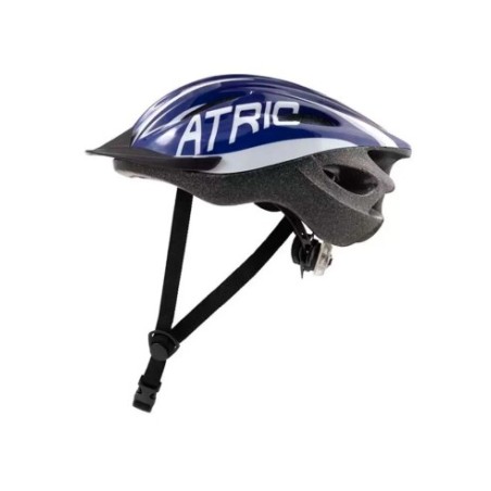 Casco Ciclismo Con Led Trasero Atrio MTB 2.0 Azul y Gris Talla M (BI166)