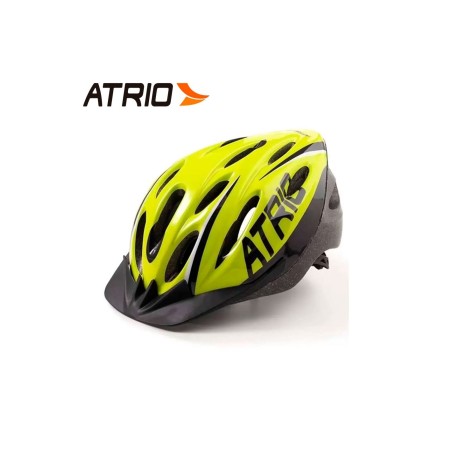 Casco Ciclismo Con Led Trasero Atrio MTB 2.0 Neón y Gris Talla G (BI169)