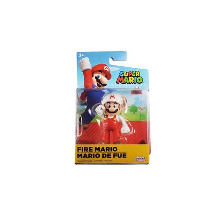 Super Mario Figura de 2,5"  Mario de Fuego