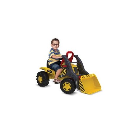 Tractor Excavadora Amarilla