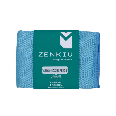 Paño Zenkiu para acero inoxidable y espejos 30x30 cm