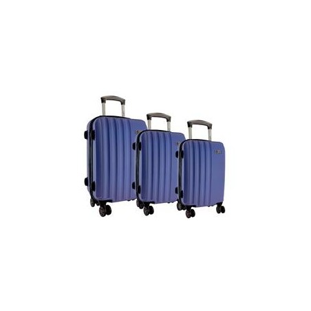 Set x3 maletas Clipper Club azul