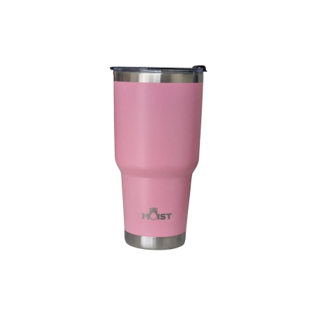 Vaso Térmico Moist 890 ml -Rosado + Bombilla acero inox