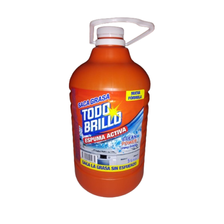 Saca grasa Todo Brillo 5 L (CONSULTA DISPONIBILIDAD Y PRECIO FINAL POR WHATSAPP)