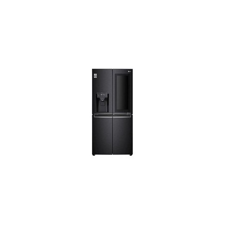 Refrigerador LG frío seco inverter Multidoor color negro de 423Lts