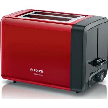TOSTADOR BOSCH PAN 970 W. 1 RANURA ANCHA P/ 2 PANES ROJO
