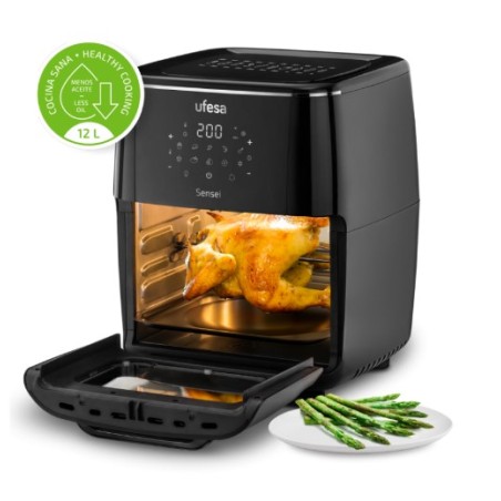 Freidora de aire Ufesa Digital 10 programas 12L 1700 W (CONSULTA DISPONIBILIDAD Y PRECIO FINAL POR WHATSAPP)