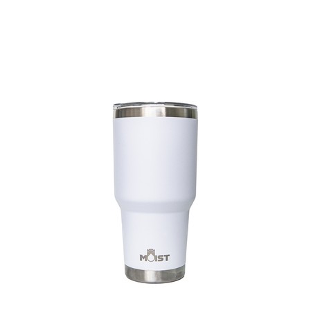 Vaso Térmico Moist 890 ml - Blanco con Bombilla de Acero Inoxidable