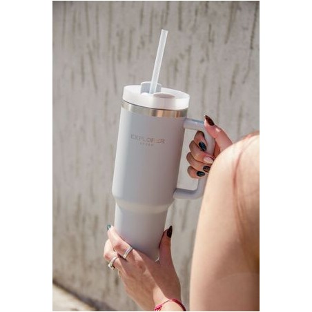 Vaso Térmico Quencher Explorer Apolo T9 Gris Claro 1,2L (CONSULTA DISPONIBILIDAD Y PRECIO FINAL POR WHATSAPP)