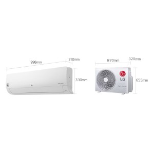 Aire acondicionado LG inverter + WIFI blanco de 24000 Btu (Frío/Calor)