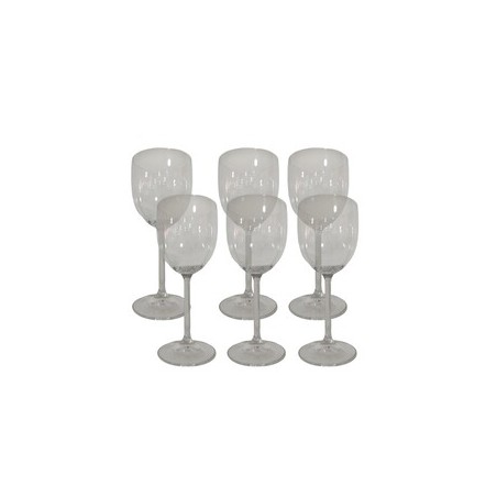 Set x 6 copas de cristal con cuerpo largo para Vino Tinto 360 ml (CONSULTA DISPONIBILIDAD Y PRECIO FINAL POR WHATSAPP)