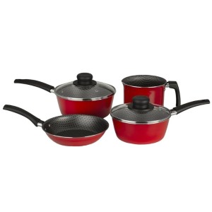 SET DE 4 PZ ESSENCIAL COLOR ROJO /40009