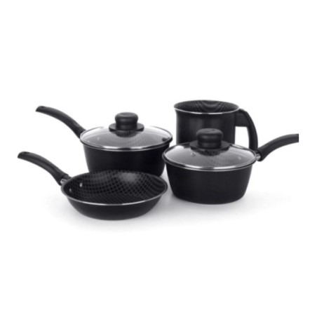SET DE 4 PZ ESSENCIAL COLOR NEGRO / 40008 (CONSULTA DISPONIBILIDAD Y PRECIO FINAL POR WHATSAPP)