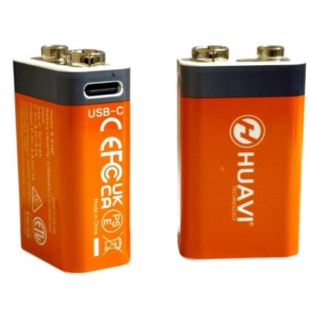 Bateria recargable Huavi B-R140 9V