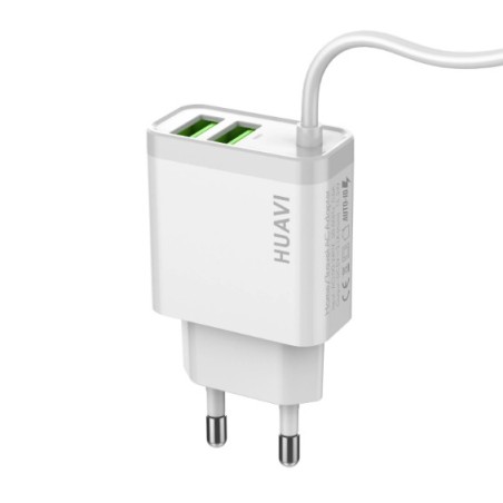 Cargador Huavi H-321 cable lightning para iphone carga rápida