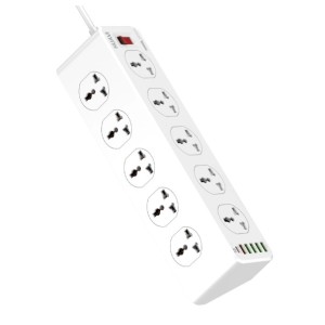 Tomacorriente Huavi R-70 con puertos USB