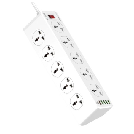 Tomacorriente Huavi R-70 con puertos USB