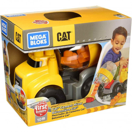 01. Camión Mezclador Mattel Mega Bloks Cat