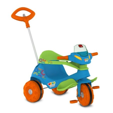 Triciclo Velobaby Azul Paseo y Pedal G2