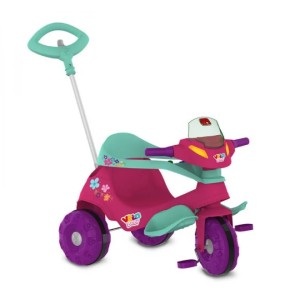 Triciclo Velobaby Rosa Paseo y Pedal G2