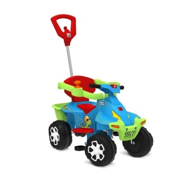 Smart Quad Paseo Y Pedal Azul