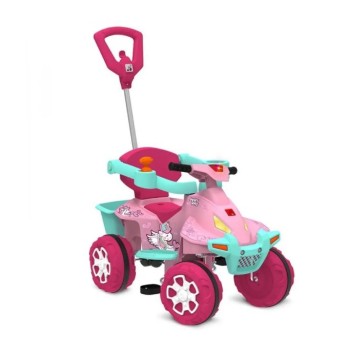 Smart Quad Paseo Y Pedal Rosa