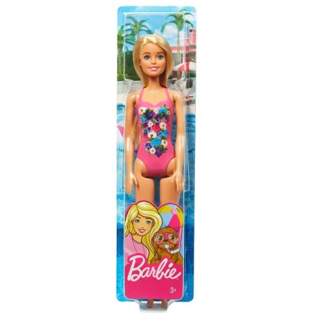 Barbie bikini rosa floreado