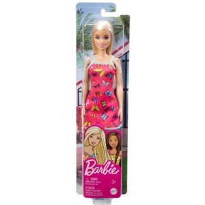 Barbie vestido rosa mariposa