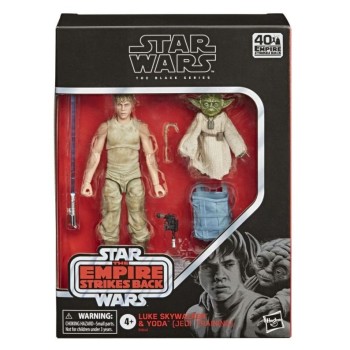 Luke Skywalker y Yoda Deluxe Black Series Star Wars
