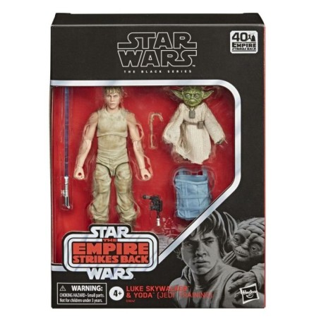 Luke Skywalker y Yoda Deluxe Black Series Star Wars